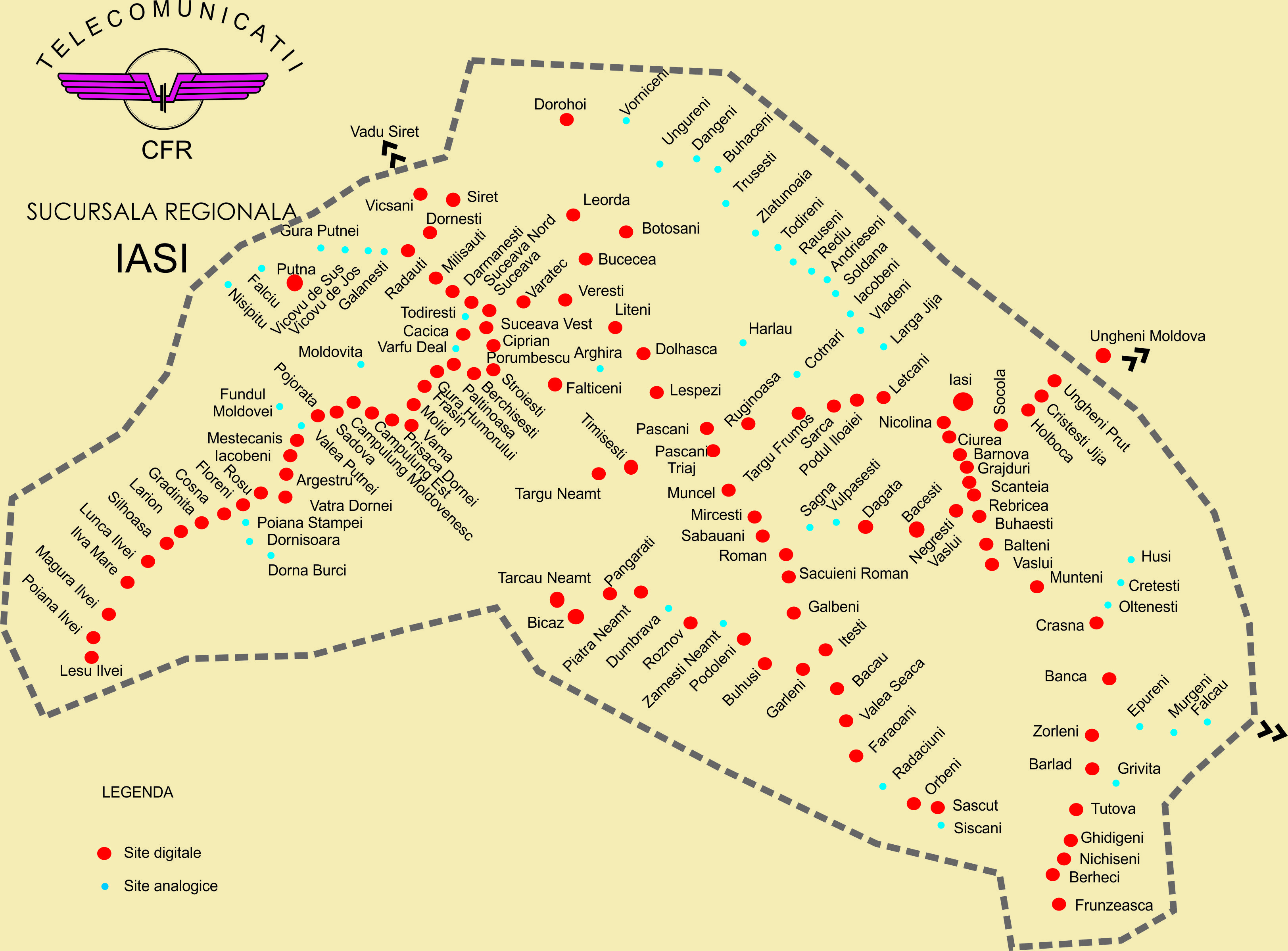 Acoperire Sucursala Iași